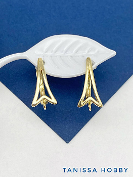 Швензы английский замок, позолота, ШВ124