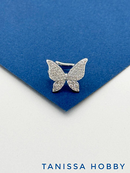 Кафф бабочка, родий, Е630