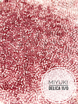 Бисер MIYUKI Delica 11/0 5гр, DB1104, марсала. МЮ006