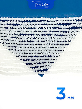 Хрусталь Биконусы 3мм, белый опал, нить, Х471