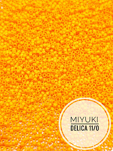 Бисер MIYUKI Delica 11/0 5гр, DB1133, непрозрачный оранжевый, МЮ016