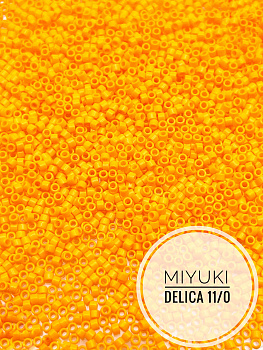 Бисер MIYUKI Delica 11/0 5гр, DB1133, непрозрачный оранжевый, МЮ016