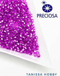 Бисер PRECIOSA 10/0, цвет 18228, фиолетовый, огонек, 5гр. PR018