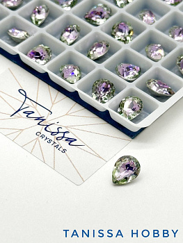 Кристалл капля Vitrail Light, 8х6мм, Tanissa Crystals, СТ351