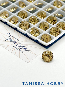 Кристалл шатон Light Colorado Topaz, 8мм, Tanissa Crystals, СТ308