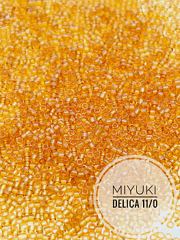 Бисер MIYUKI Delica 11/0 5гр, DB1101, янтарь. МЮ009