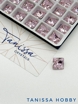 Кристалл квадрат Square Rose, 6мм, Tanissa Crystals, СТ317
