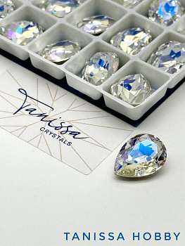 Кристалл капля Crystal Moonlight, 14х10мм, Tanissa Crystals, СТ345