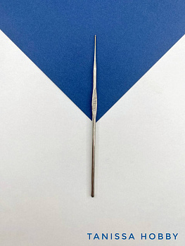 Крючок для вязания Gamma, толщина 0,6мм, сталь, И66