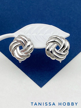 Швензы вензель, английский замок, родий, ШВ002