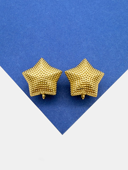 Швензы звезда, английский замок, позолота, ШВ407