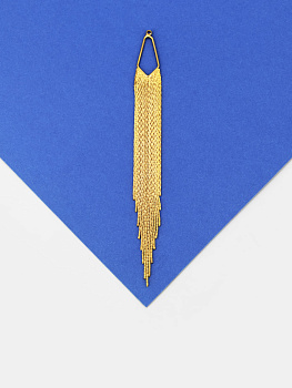 Подвеска цепочки кисточка, 120см, позолота, ШТУКА, С424