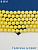 Жемчуг Майорка, желтый, Light Yellow, 8мм, нить, МА198