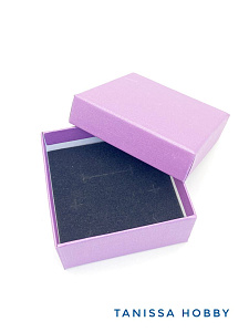 Коробочка для украшений, фиолетовый, штука, КОР24