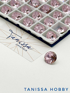 Кристалл шатон Rose, 8мм, Tanissa Crystals, СТ302